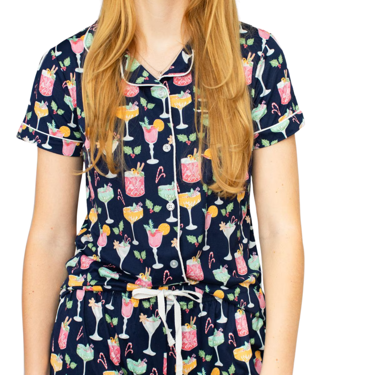 Fizz the Season Short Sleeve Button Up & Pants