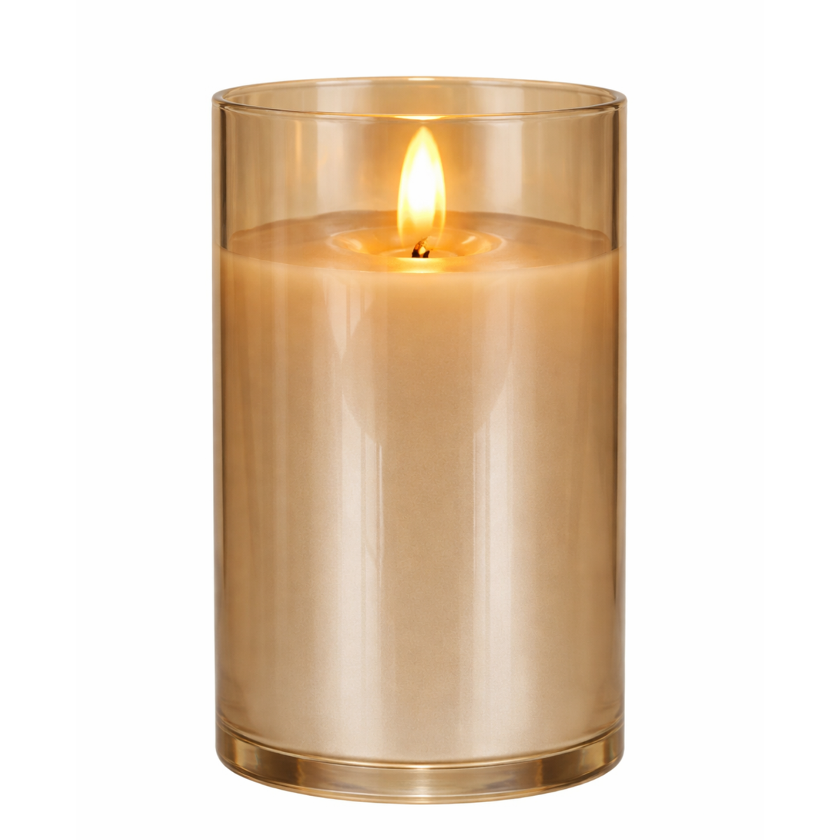 3" x 6" Radiance Led Poured Candles- Champagne