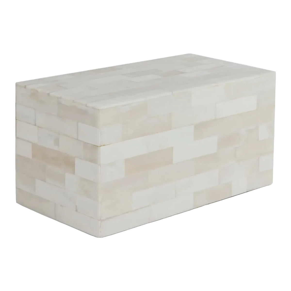 Decorative Box White Bone Inlay Pattern – 10" x 5" x 5"