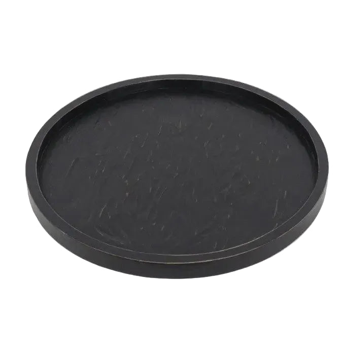 15.5x15x1 Wood Round Tray