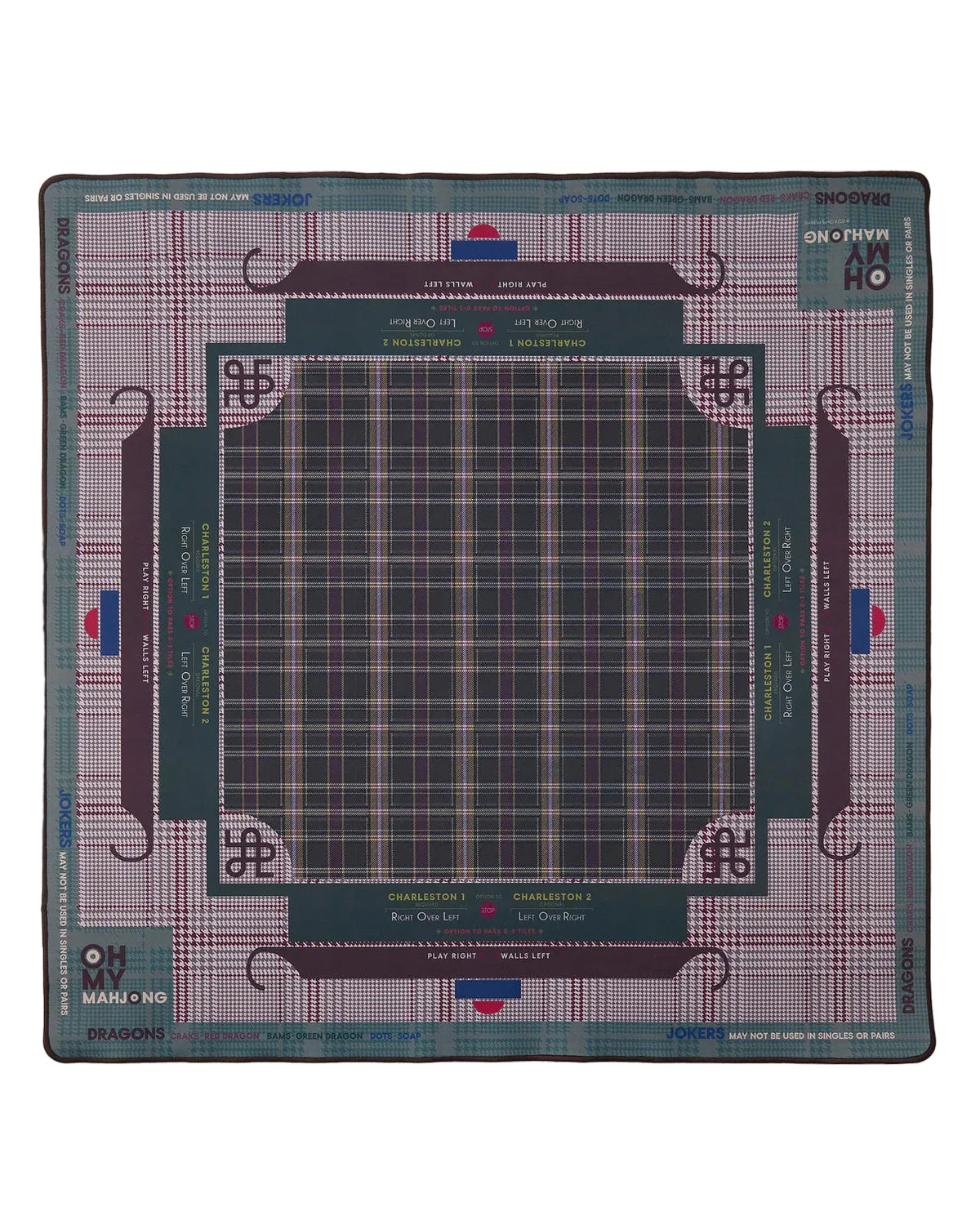 Dapper Mahjong Mat in Tube