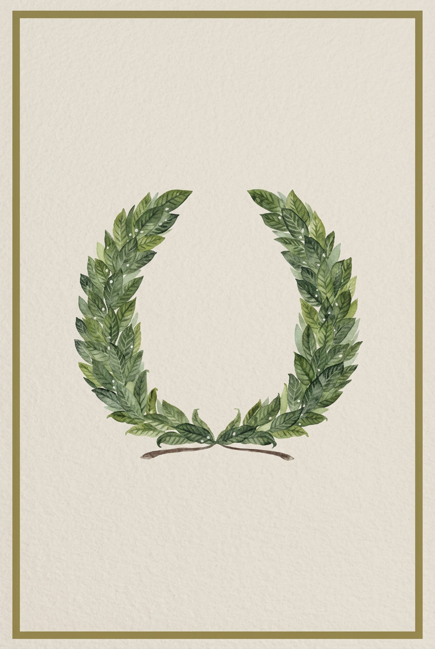Laurel Wreath Guest Napkin