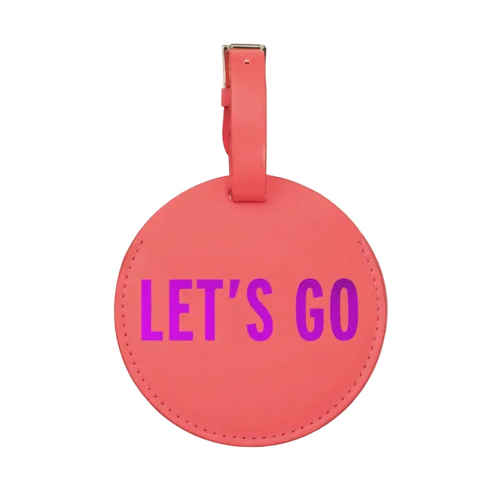 Let’s Go Luggage Tag