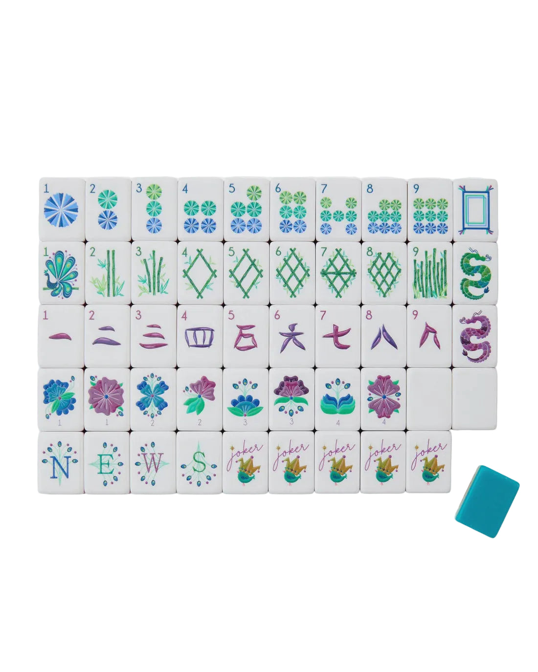Lagoon Mahjong Tiles