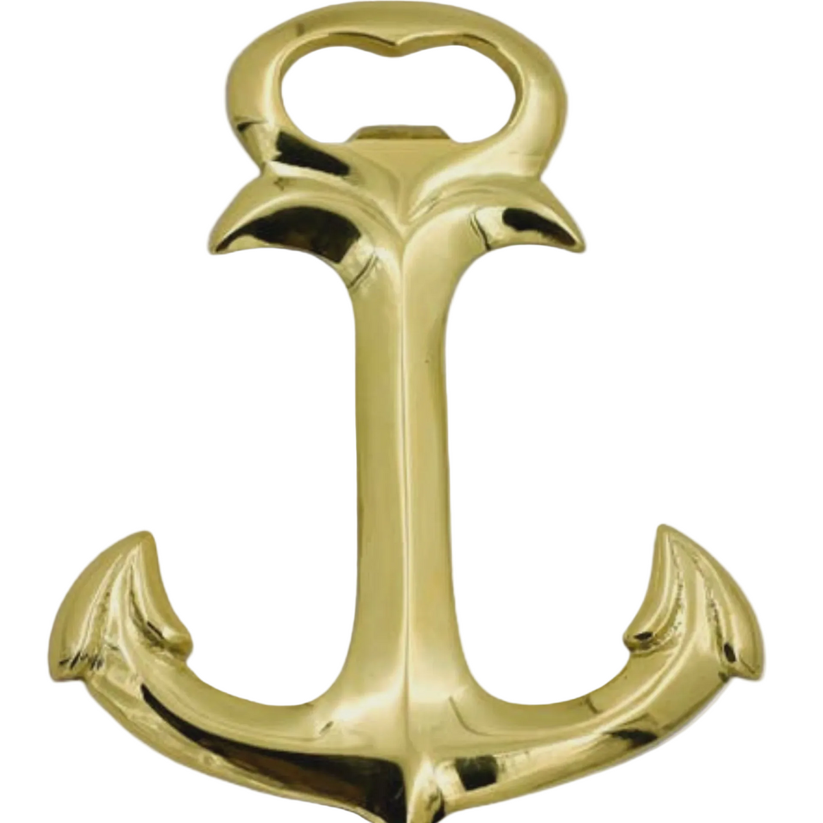 Golden Brass Anchor Bottle Opener
