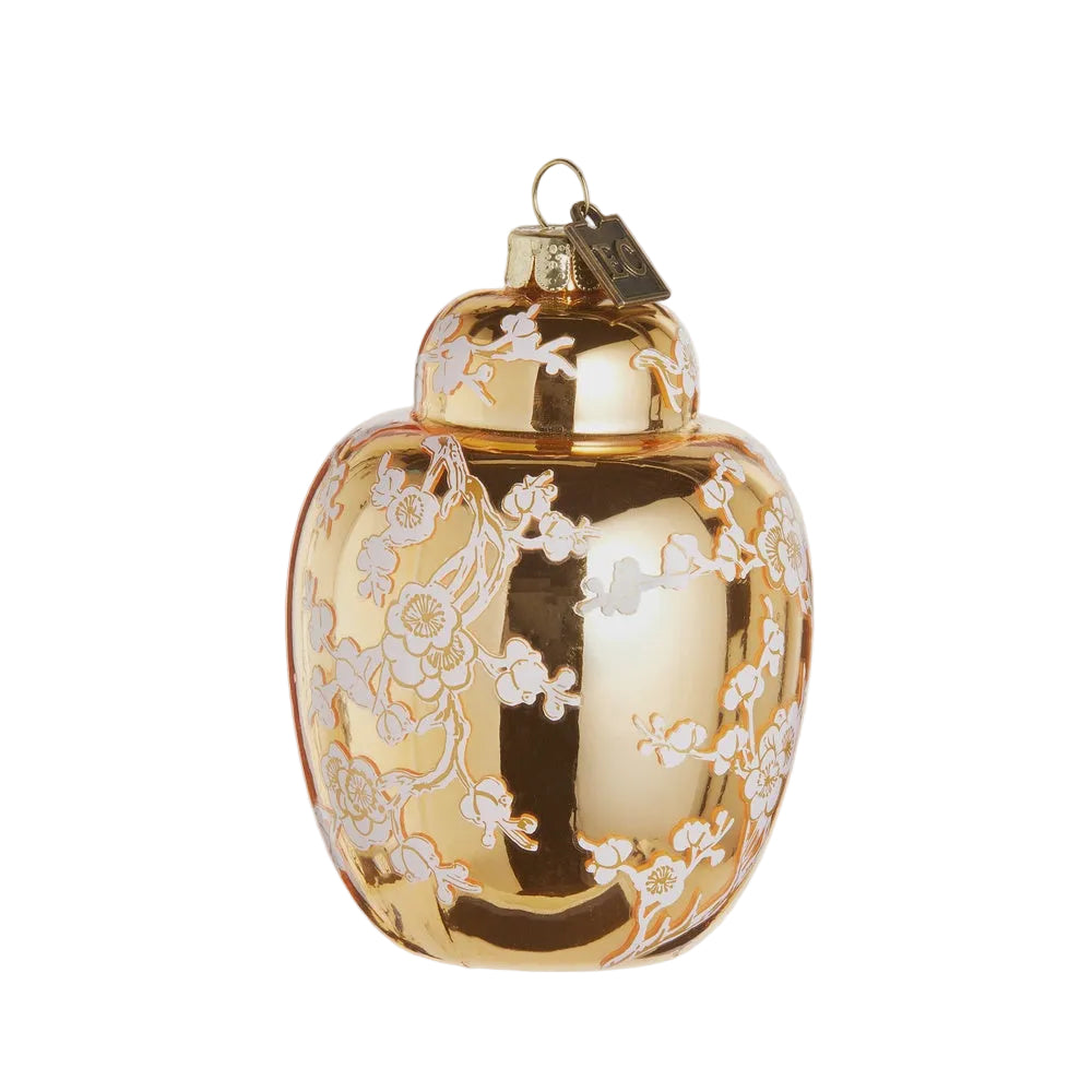 3.5" Golden Ginger Jar Ornament