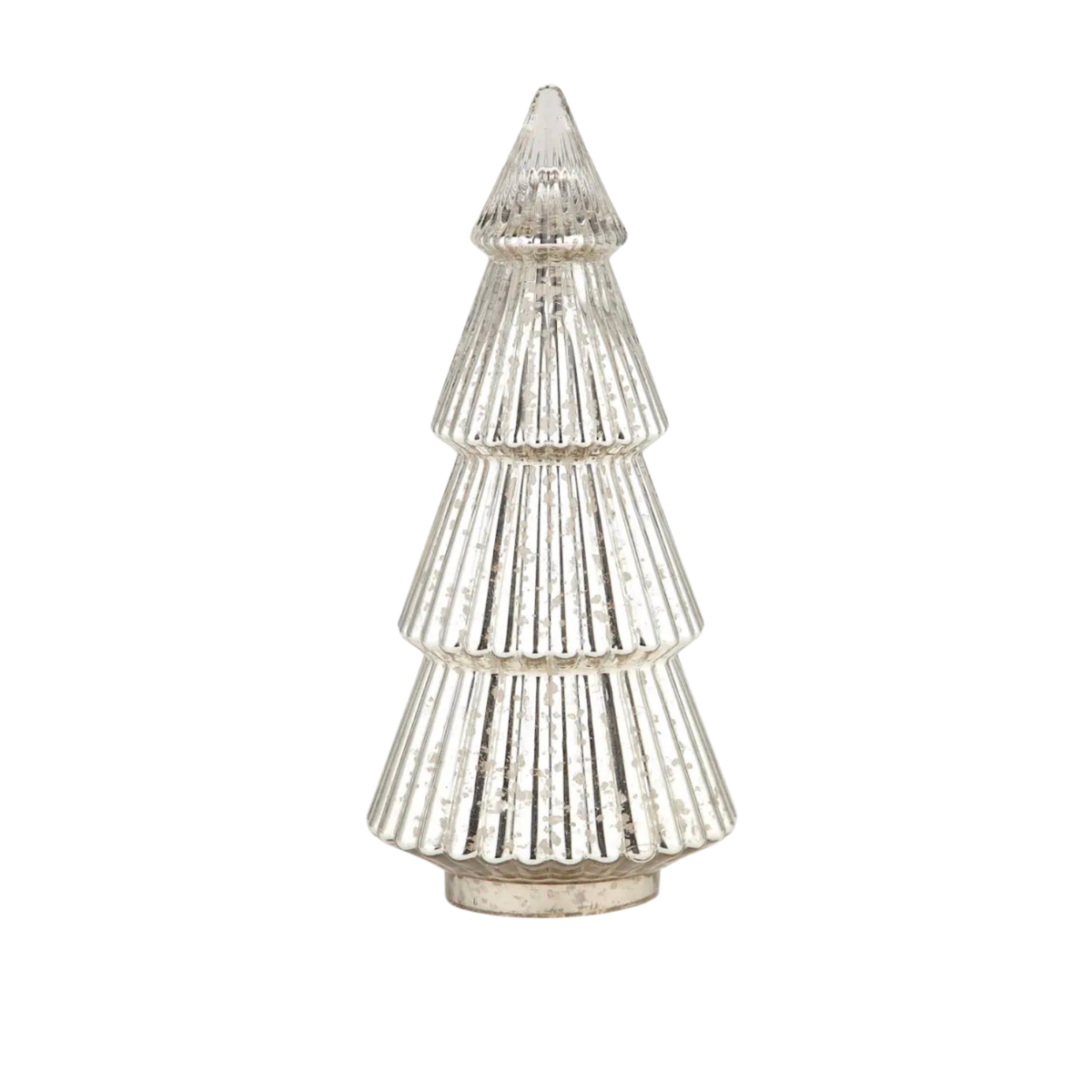 14.5 Inch Mercury Glass Christmas Tree