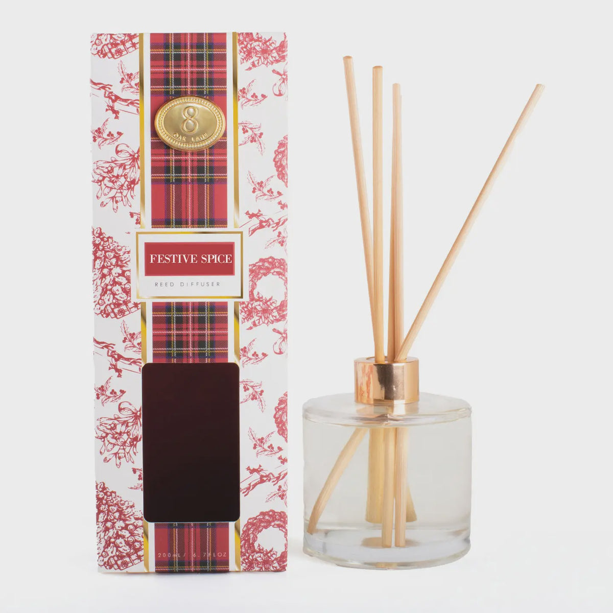 Festive Spice Holiday Reed Diffuser – 6.7 oz