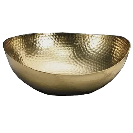 Gilded Hammered Bowl