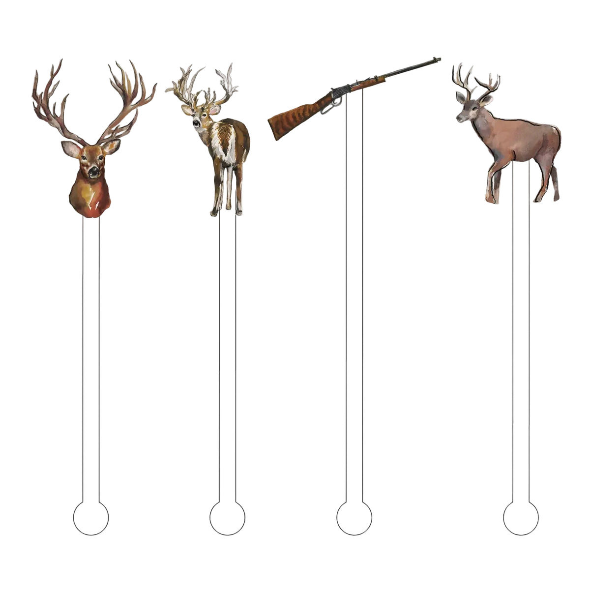 Hunting Season Acrylic Stir Sticks Combo