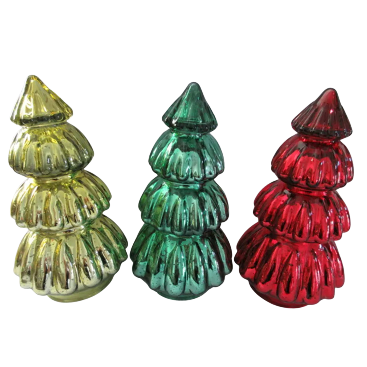 11 Inch Glass Christmas Tree – 3 Color Options