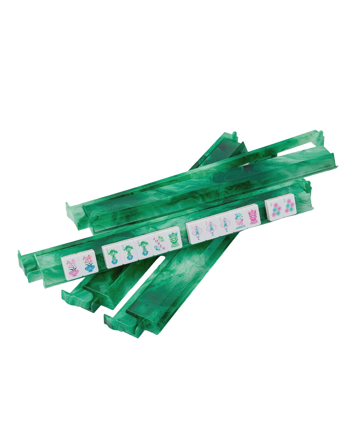 Agate Mahjong Rack & Pusher Set