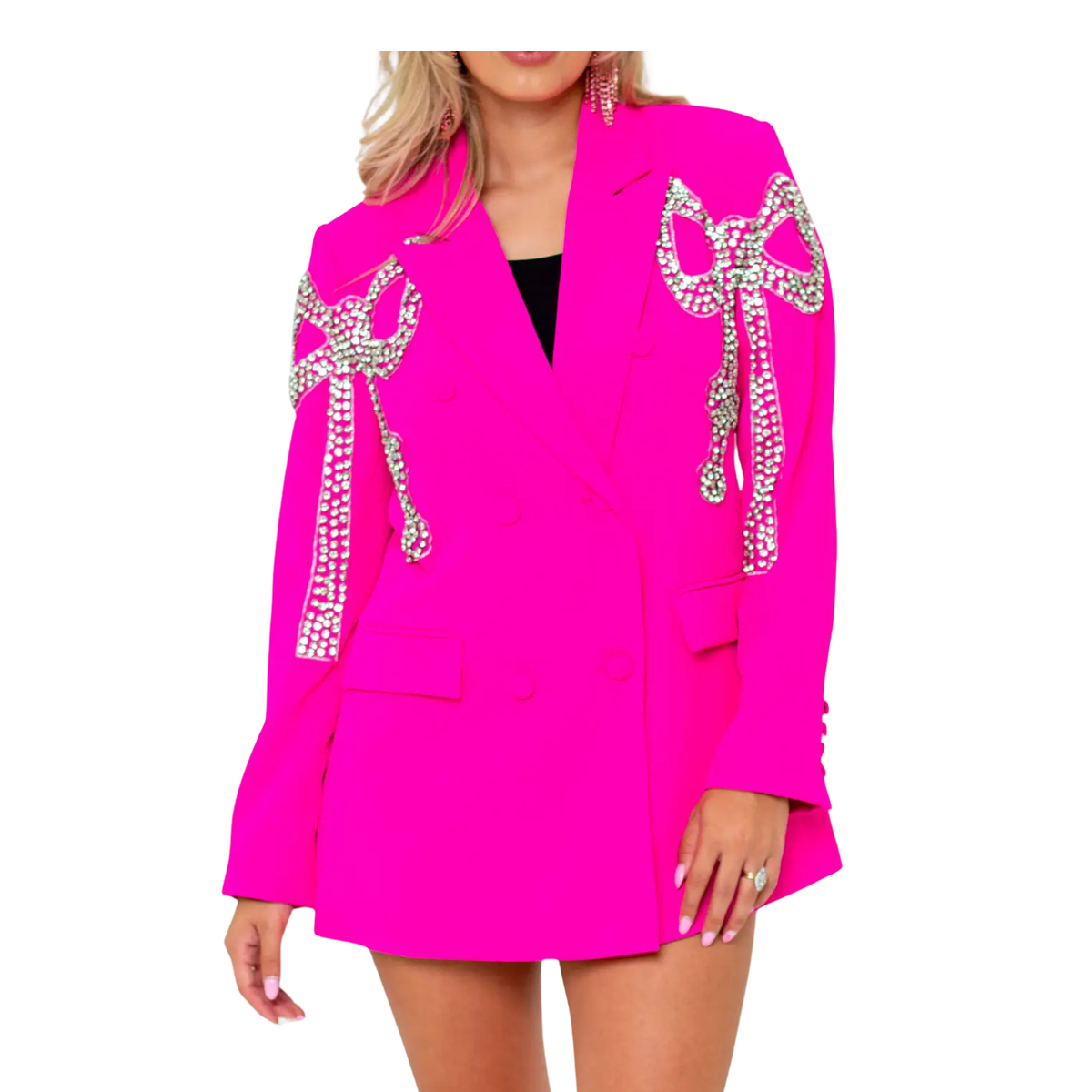 Quinn Hot Pink Blazer