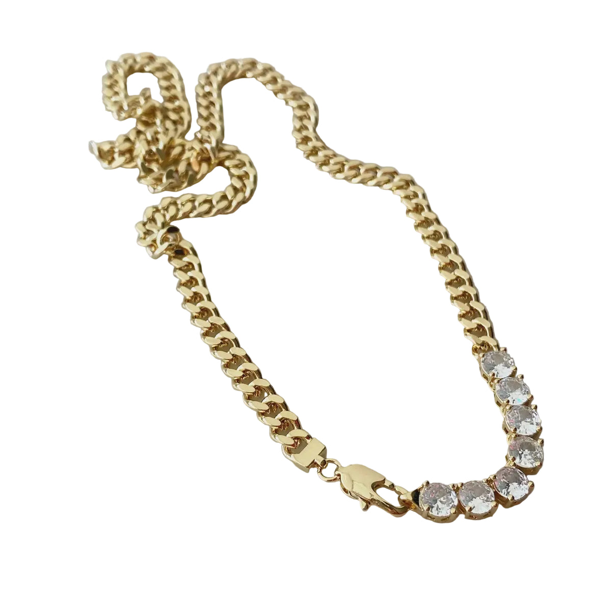 Cz Front Necklace