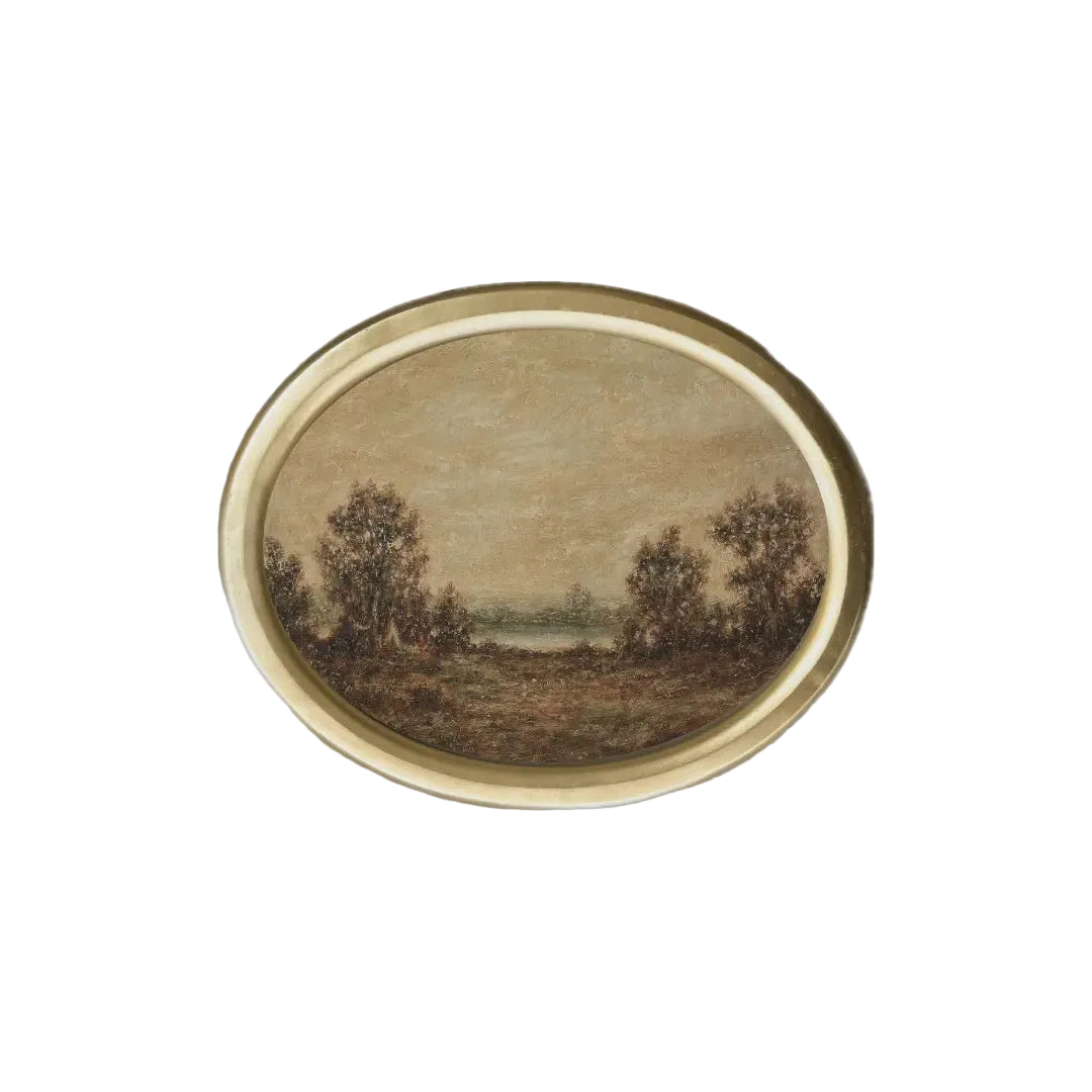 Moonlight in Oval Frame