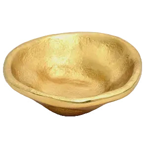 Gilded Textured Gold Dish Small
