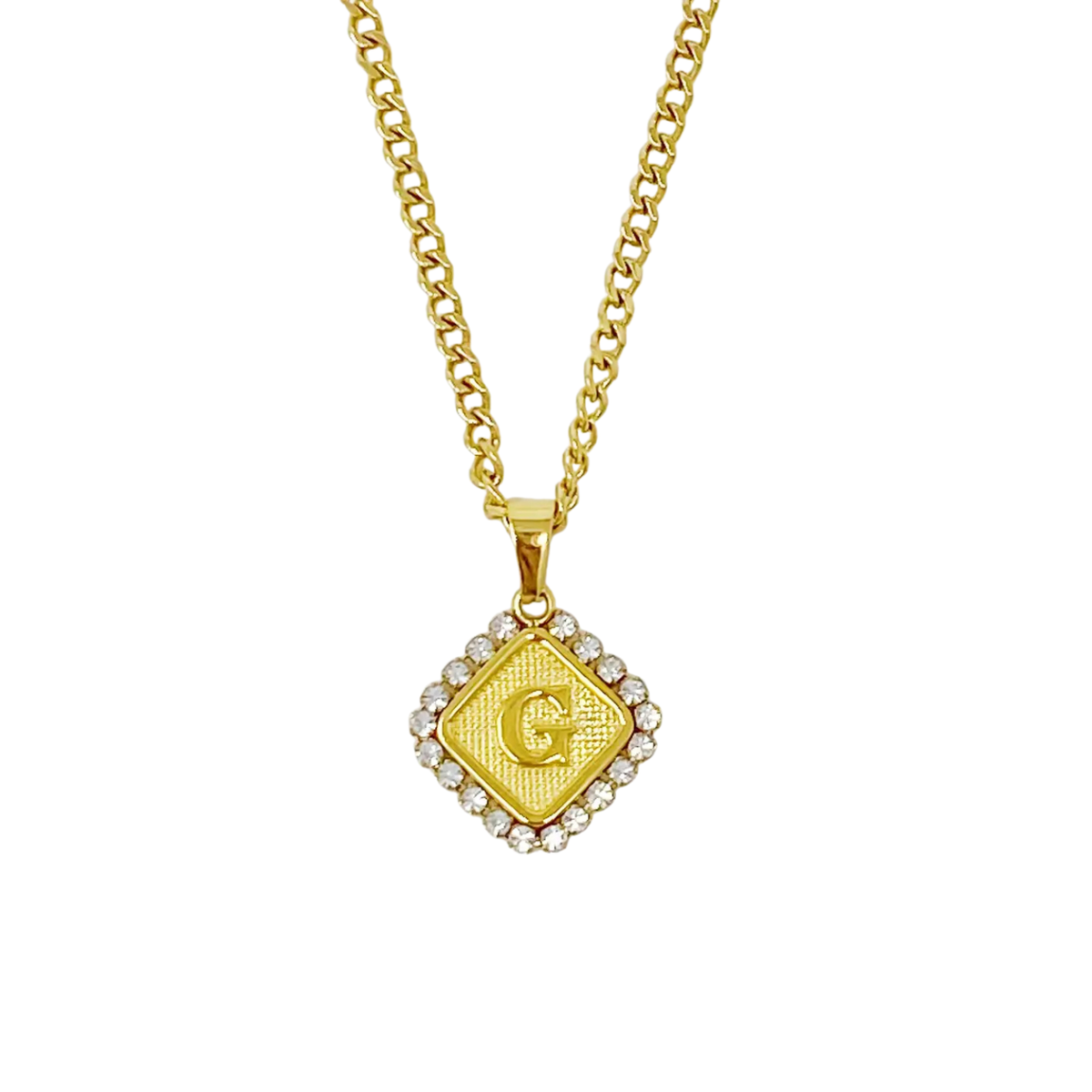 Aztec Delight Initial Necklace - G