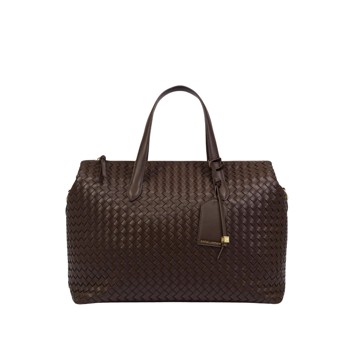 MILAN Hand Woven Cabin Bag | Chocolate