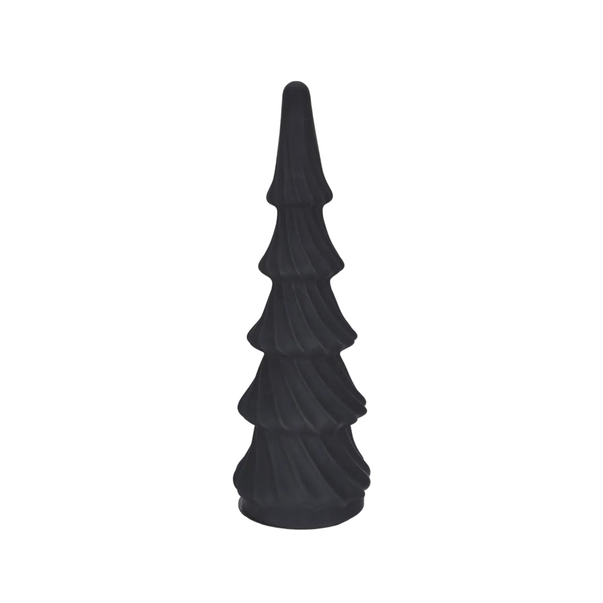 22" Black Matte Christmas Tree