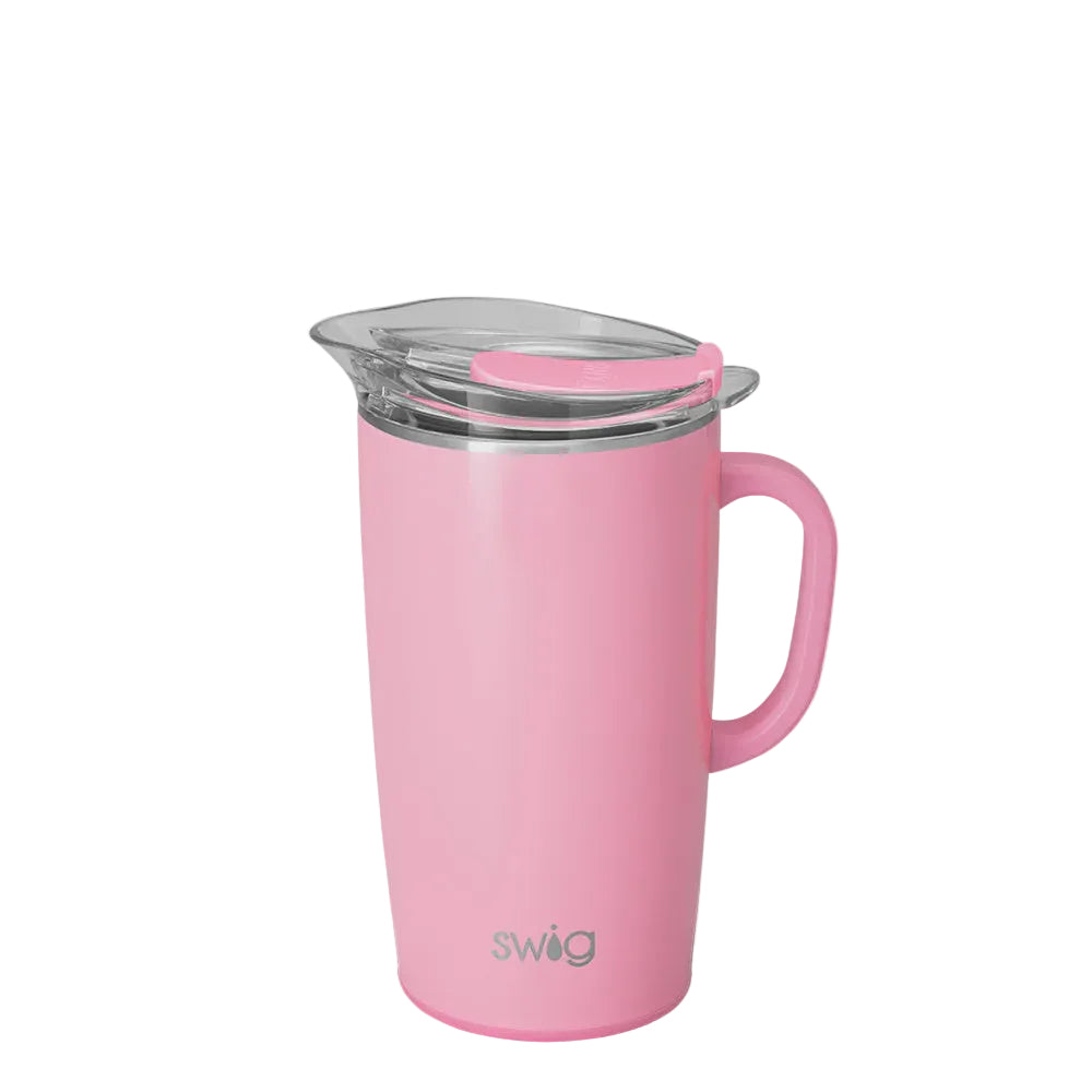 Swig Party Pitcher | 64 oz | Shimmer Bubblegum