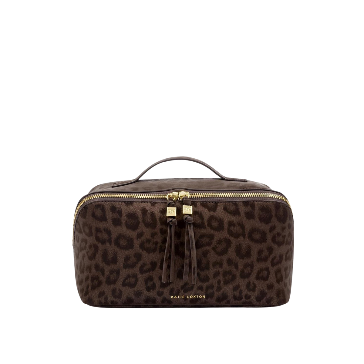 SOHO Large Makeup Case | Chocolate Leopard