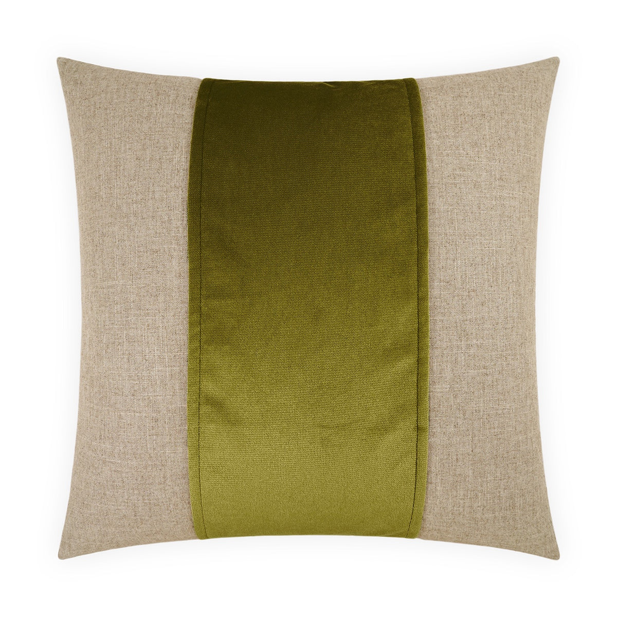 Jefferson Band Aloe Pillow | 22" x 22"