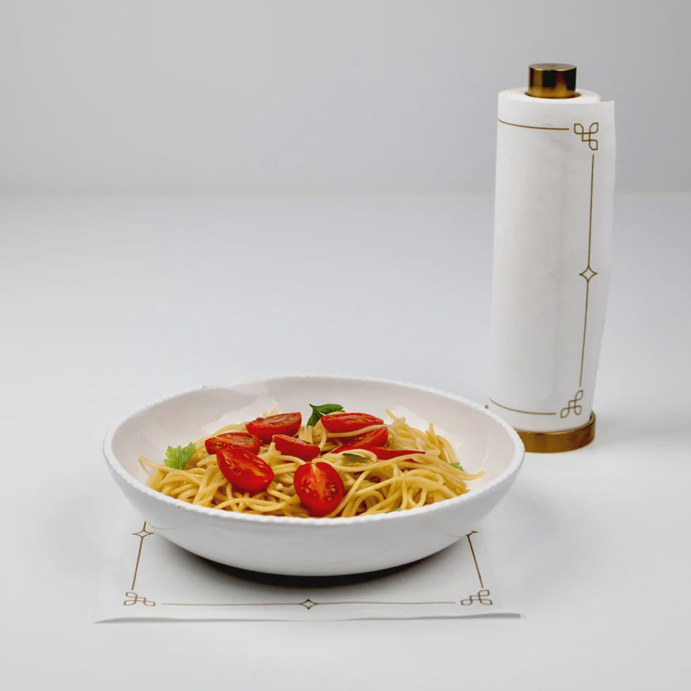 Golden Luxe Disposable Cotton Lunch Napkin Roll