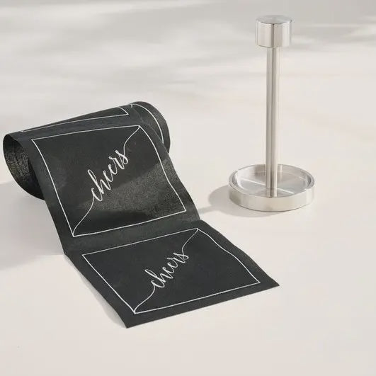 Silver Stand | For Cocktail Napkin Size Rolls