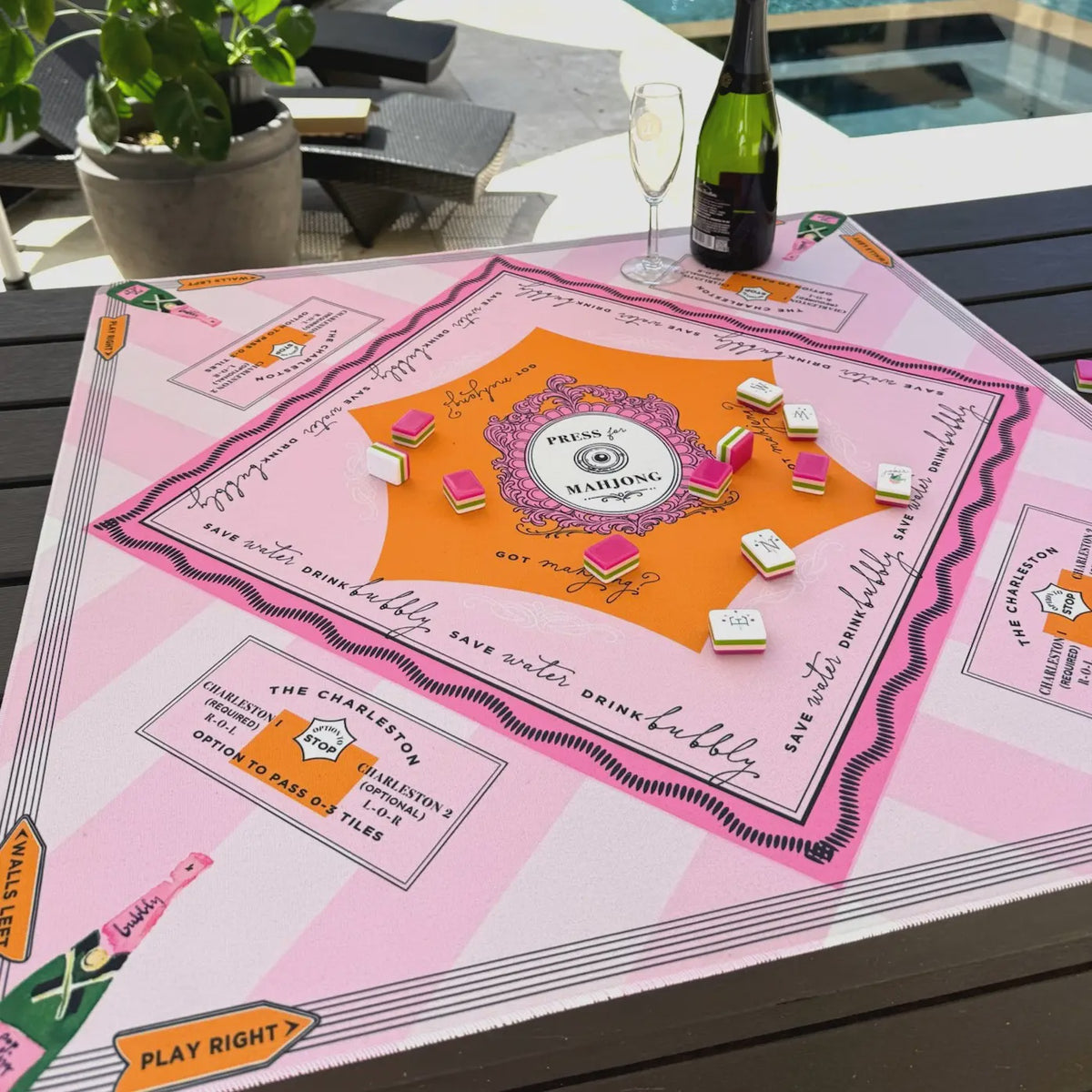 Press For Mahjong Mat