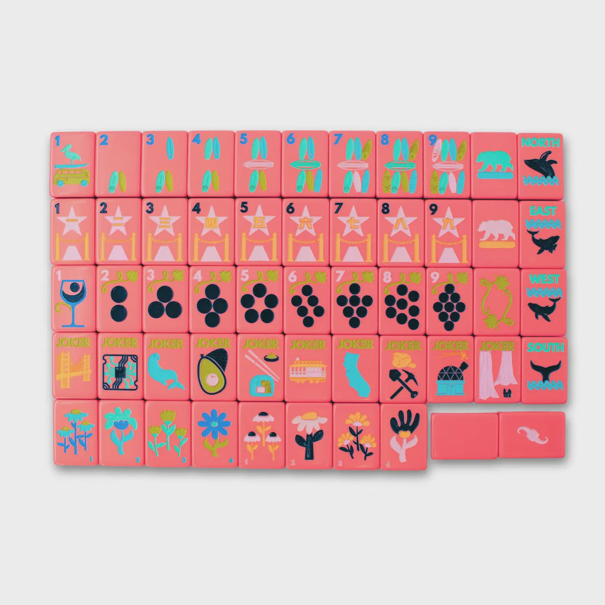 The California Series Mahjong Set | West Coast Flair