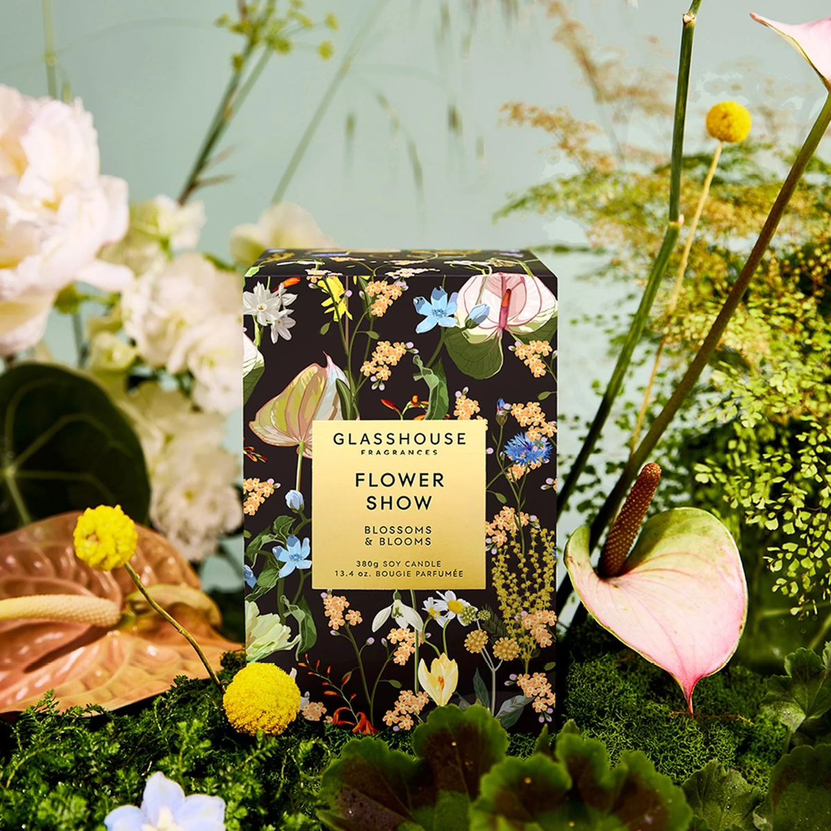 Glasshouse Fragrances Flower Show 13.4 oz Candle