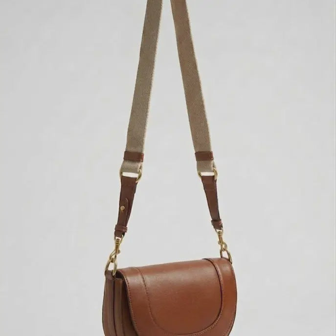 Lana Crescent Crossbody - Brown