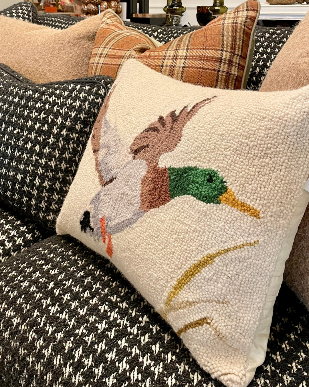 Camp Wandawega Mallard Hook Pillow