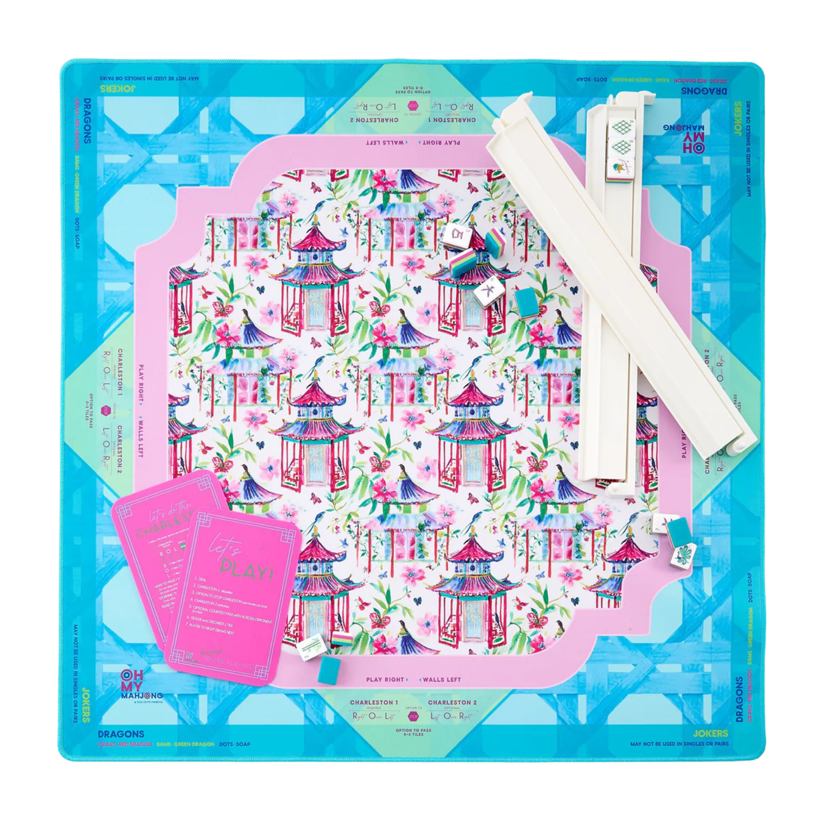Lorelei Mahjong Mat in Tube
