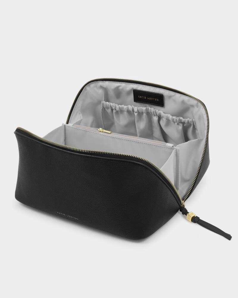 Soho Large Makeup & Toiletry Bag – Black