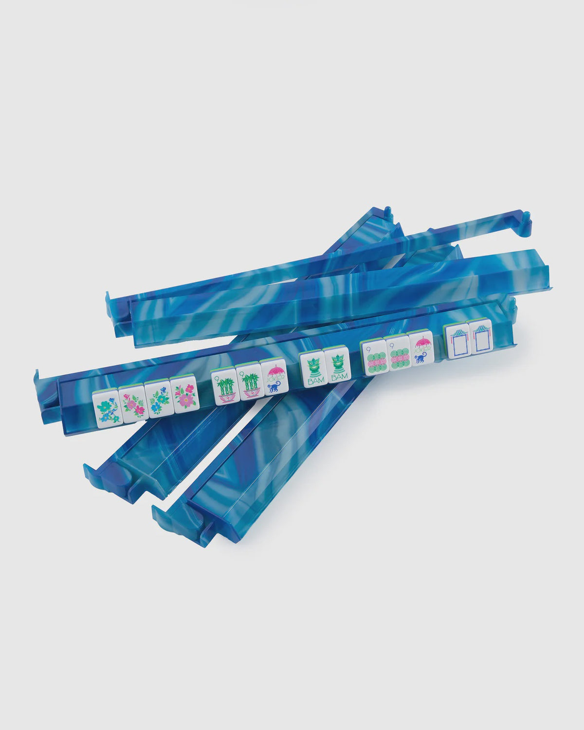 Blue Lace Agate Rack and Pusher Set