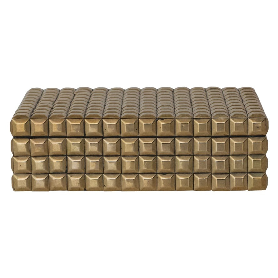 Brass Studded Box - Large