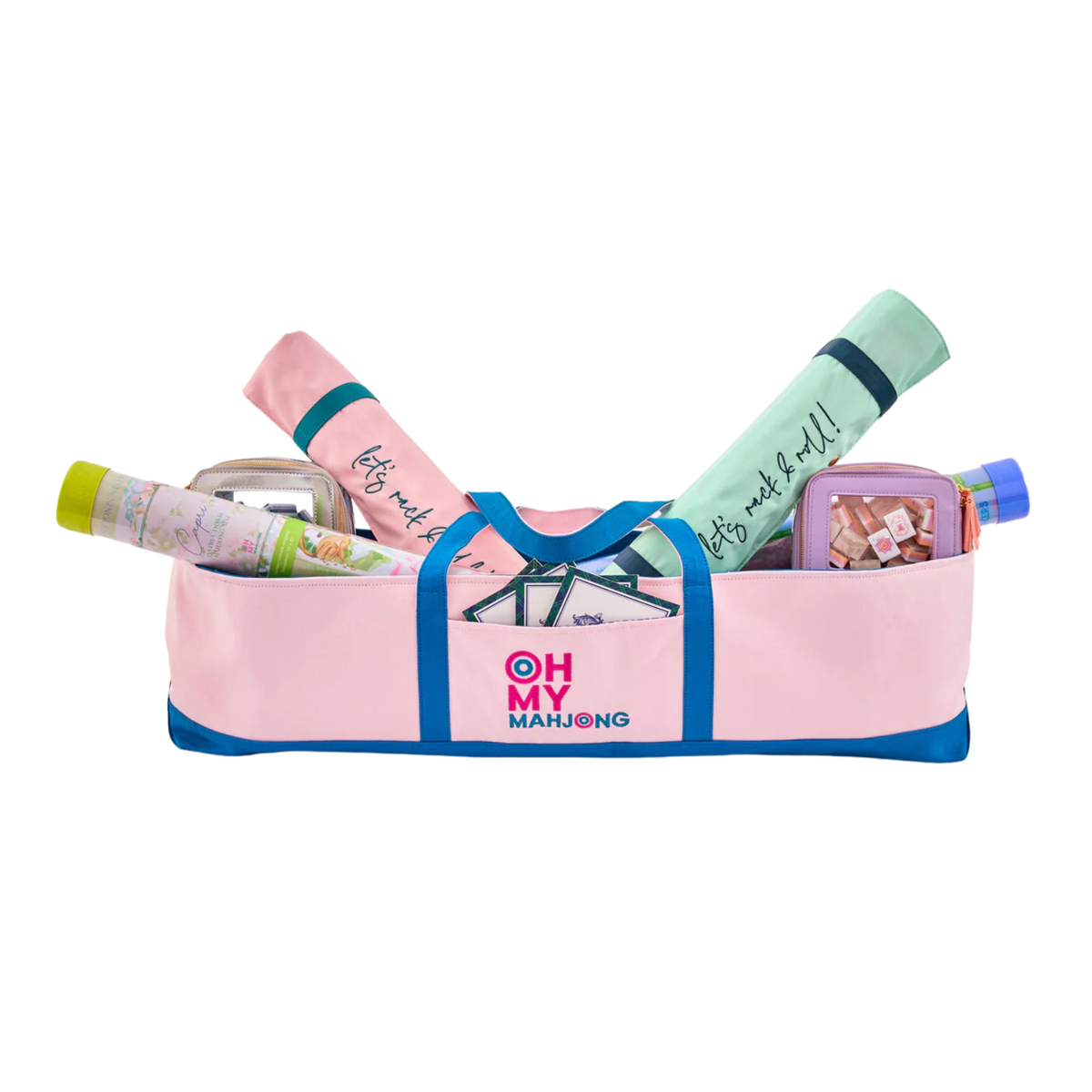 Pink Mahjong Mat Storage Bag