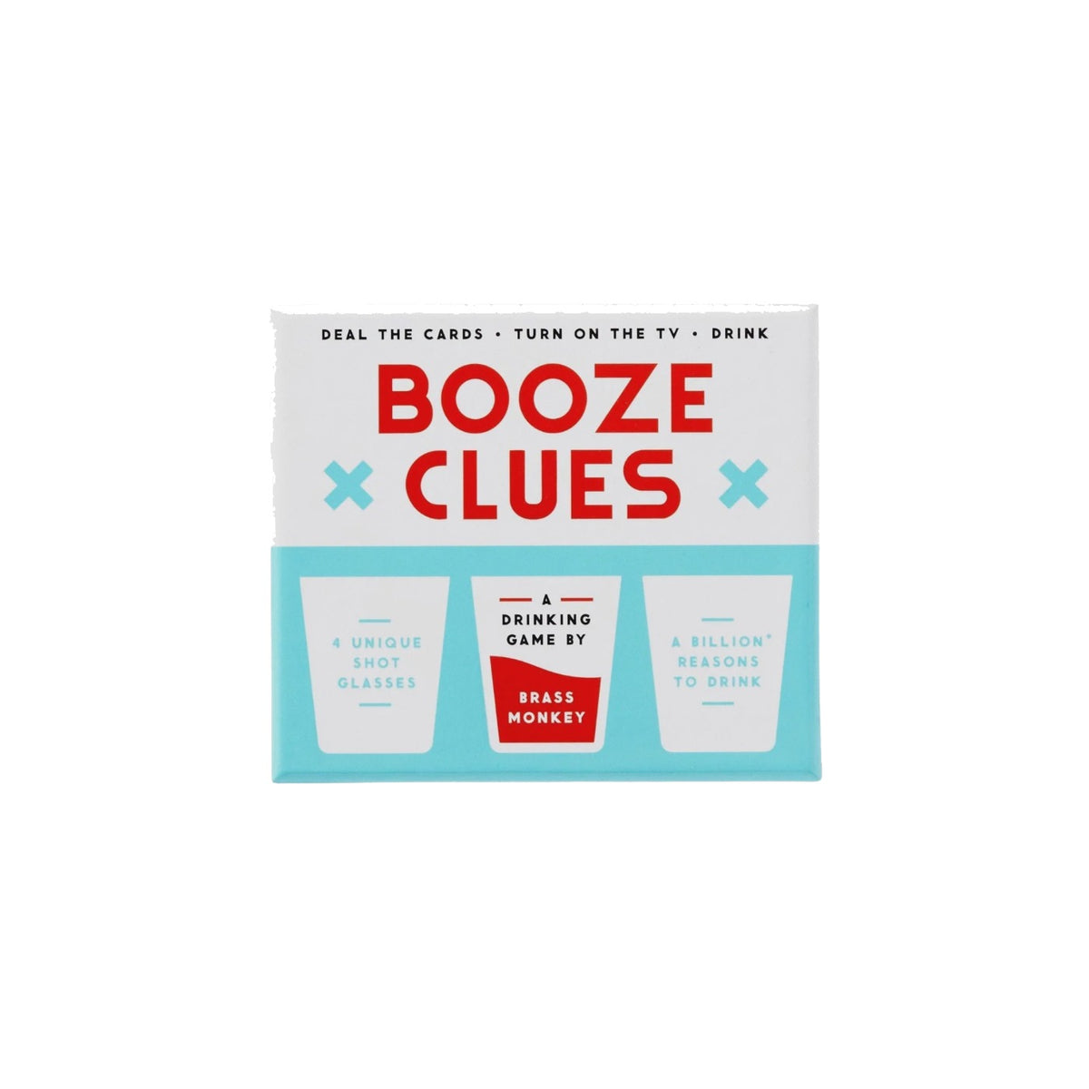 Brass Monkey Booze Clues Drinking Game Set