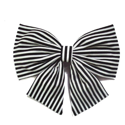Acrylic Napkin Weight | Black & White Bow