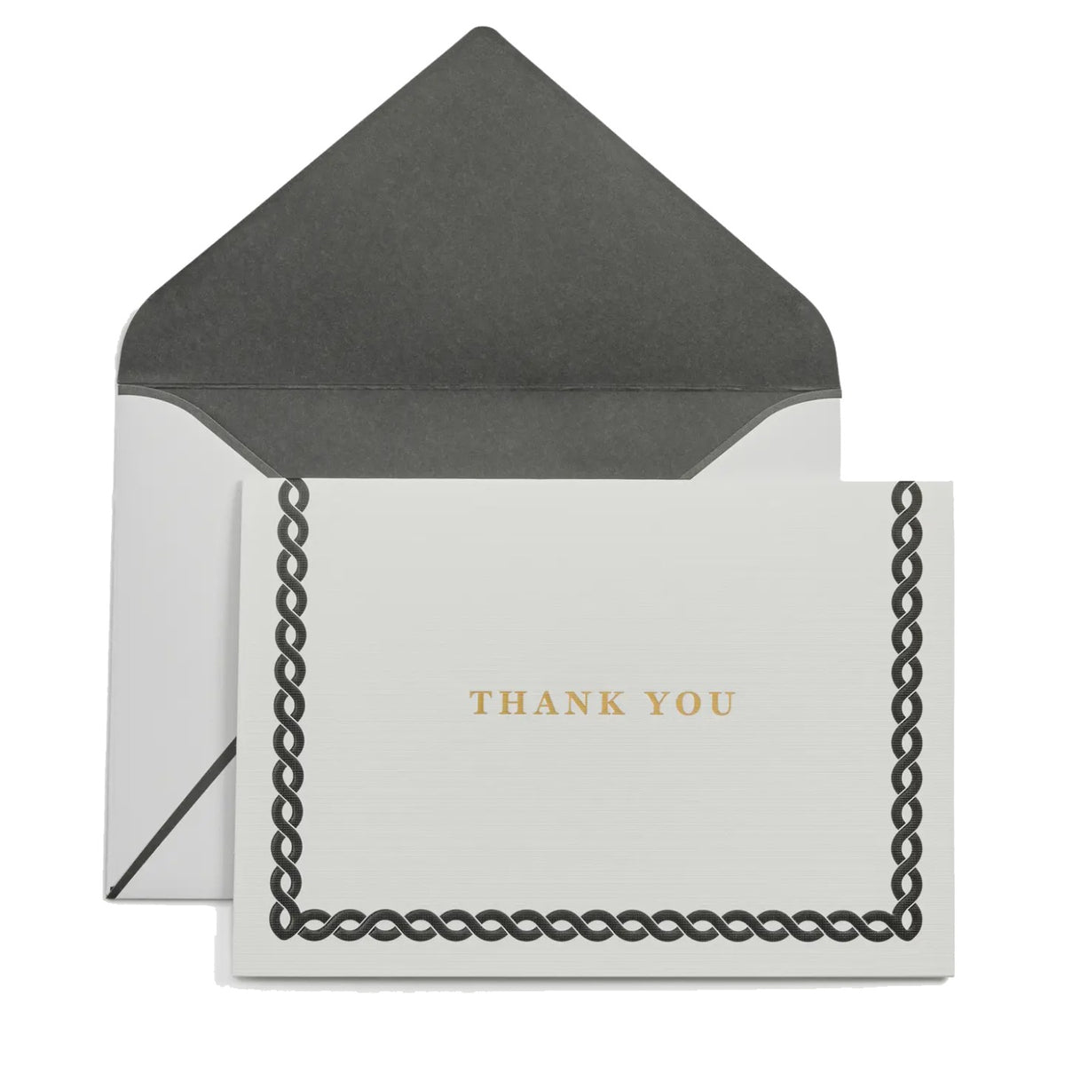 Black Rope City Chic Thank You Boxed Cards (Set of 14)