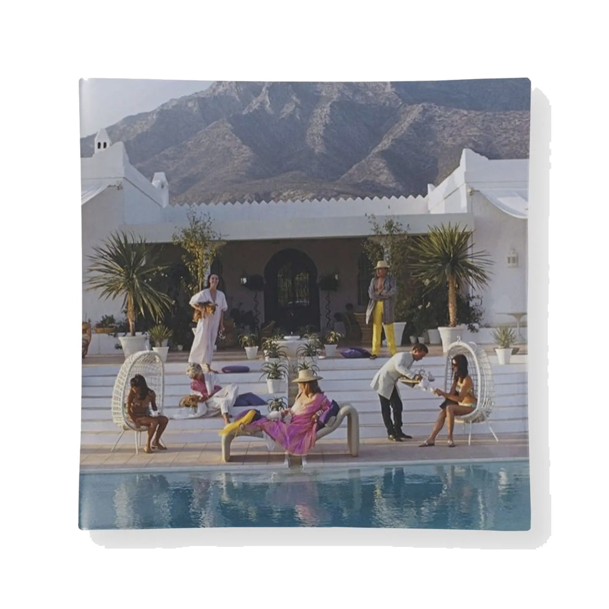 Glass Trinket Tray/Wall Art _ Mountain Chic