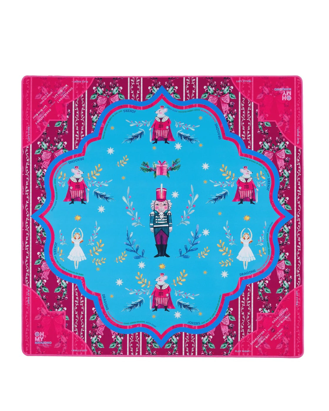 Clara Mahjong Mat with Storage Tube