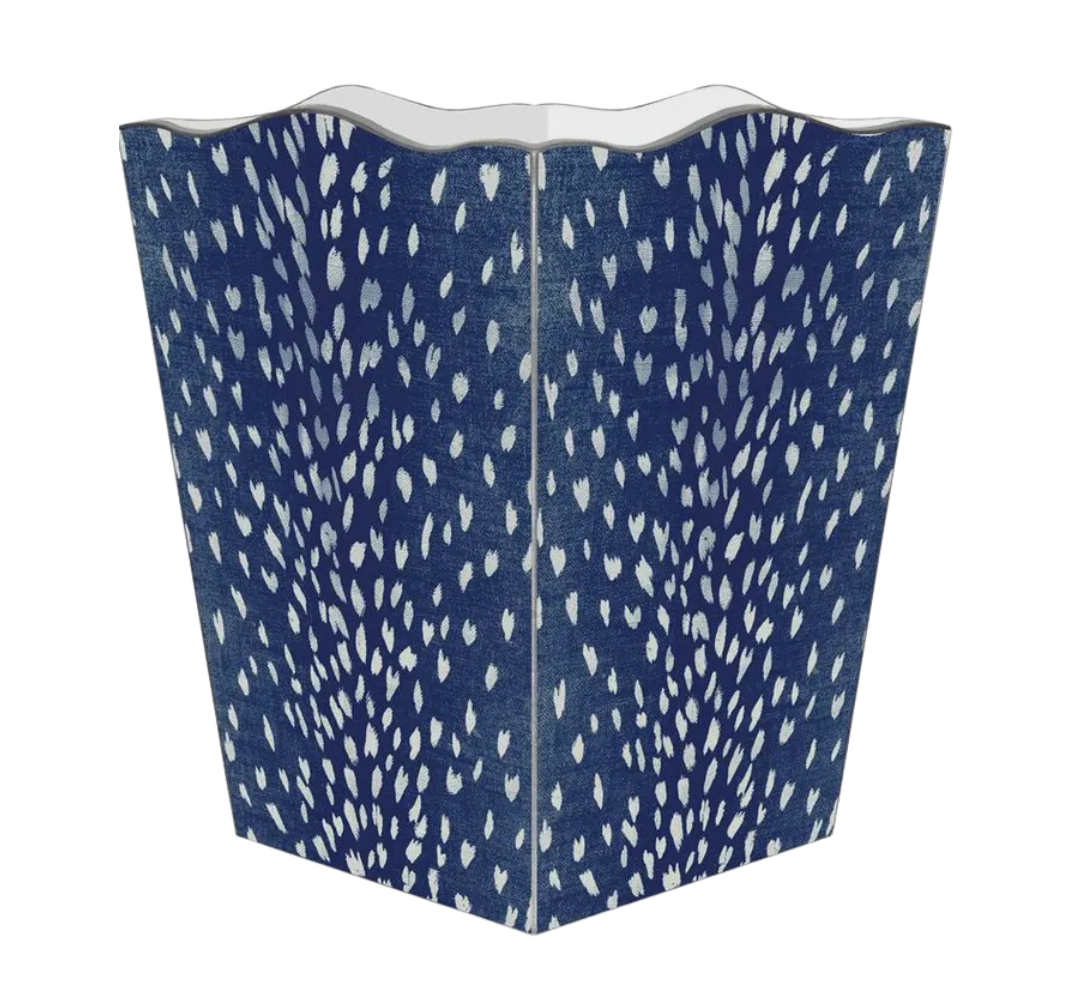 Navy Antelope Wastepaper Basket
