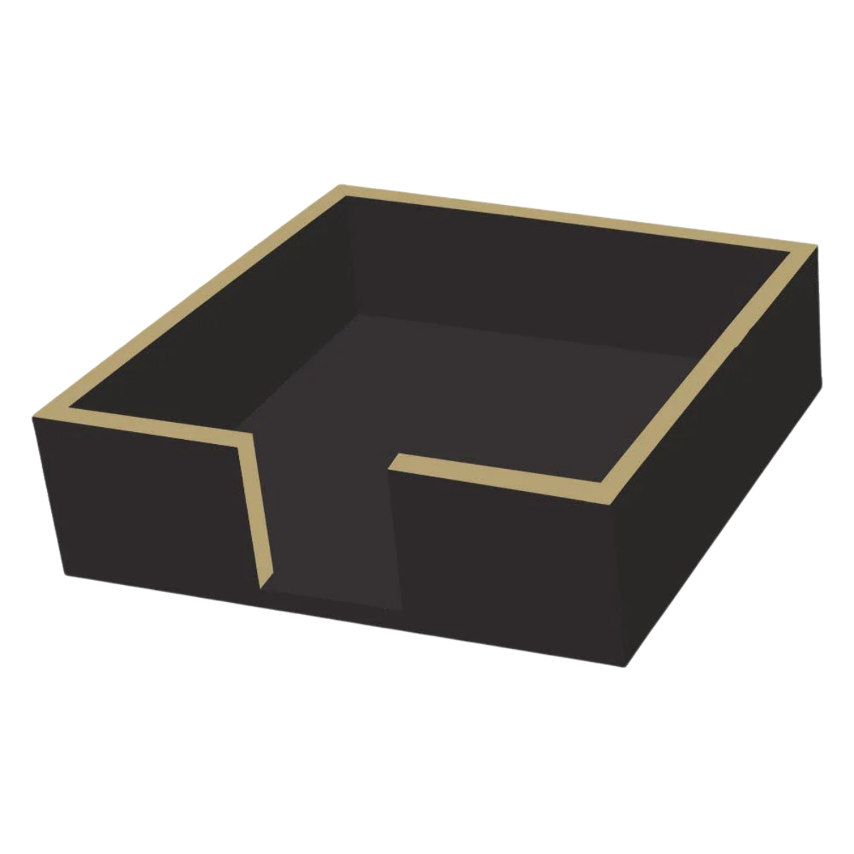 Napkin Caddy Wood | Black
