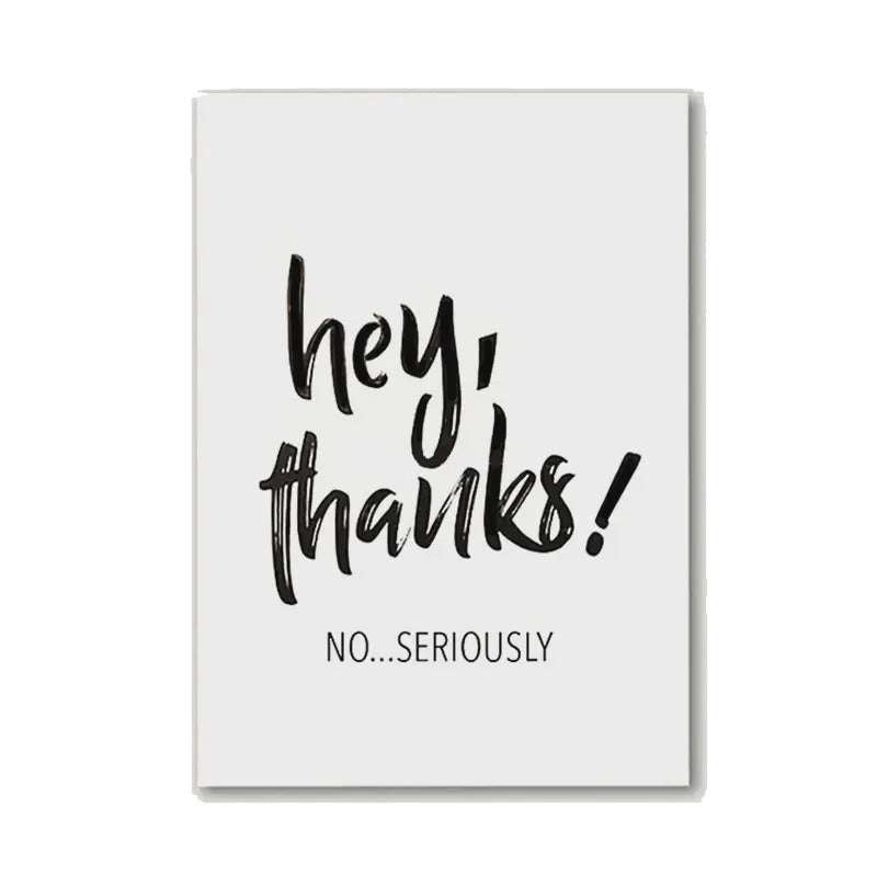 Hey Thanks Greeting Card