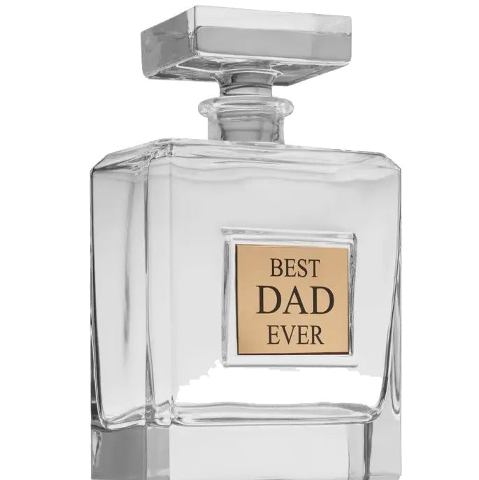 Best Dad Ever Glass Decanter