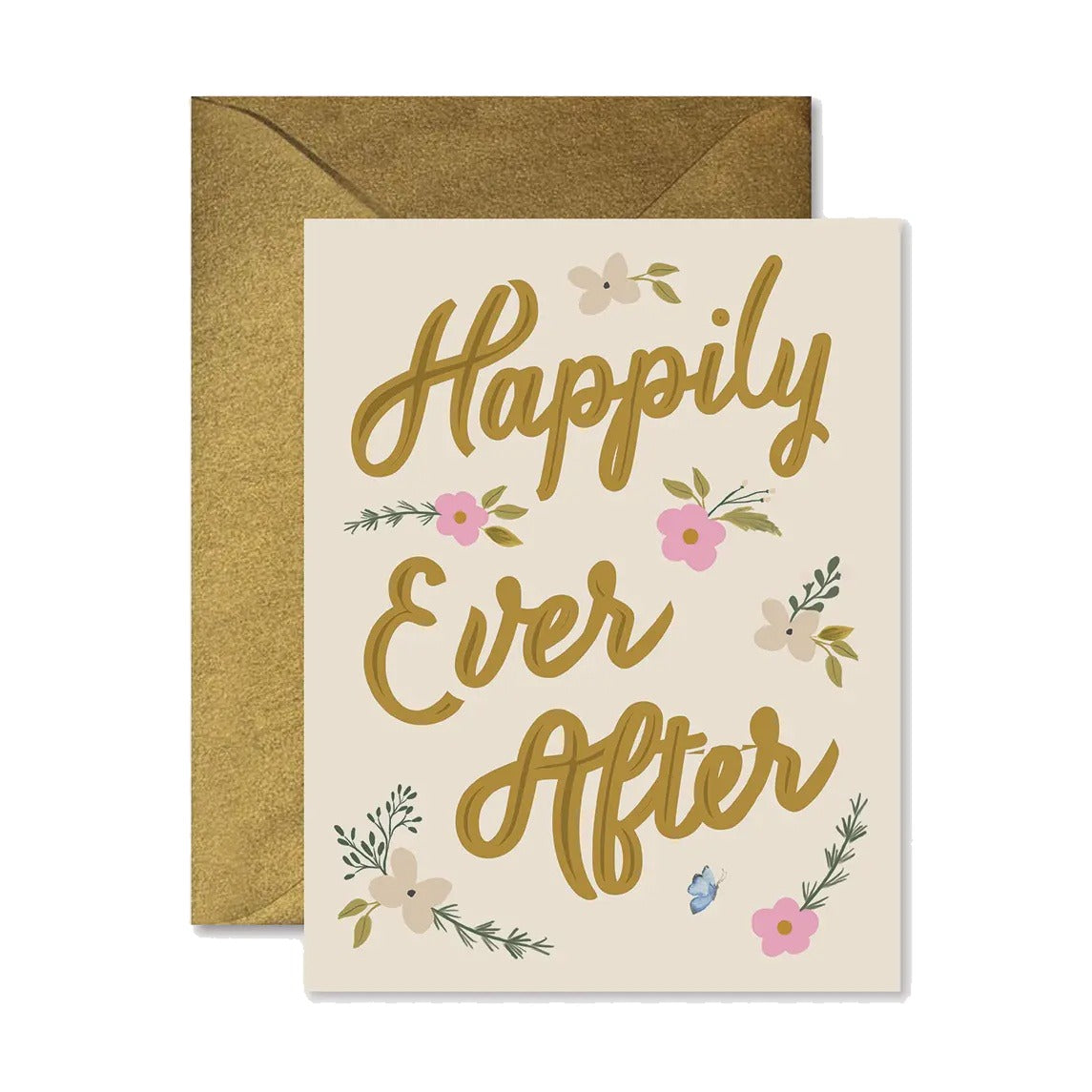 Happily Ever After Wedding Greeting Card